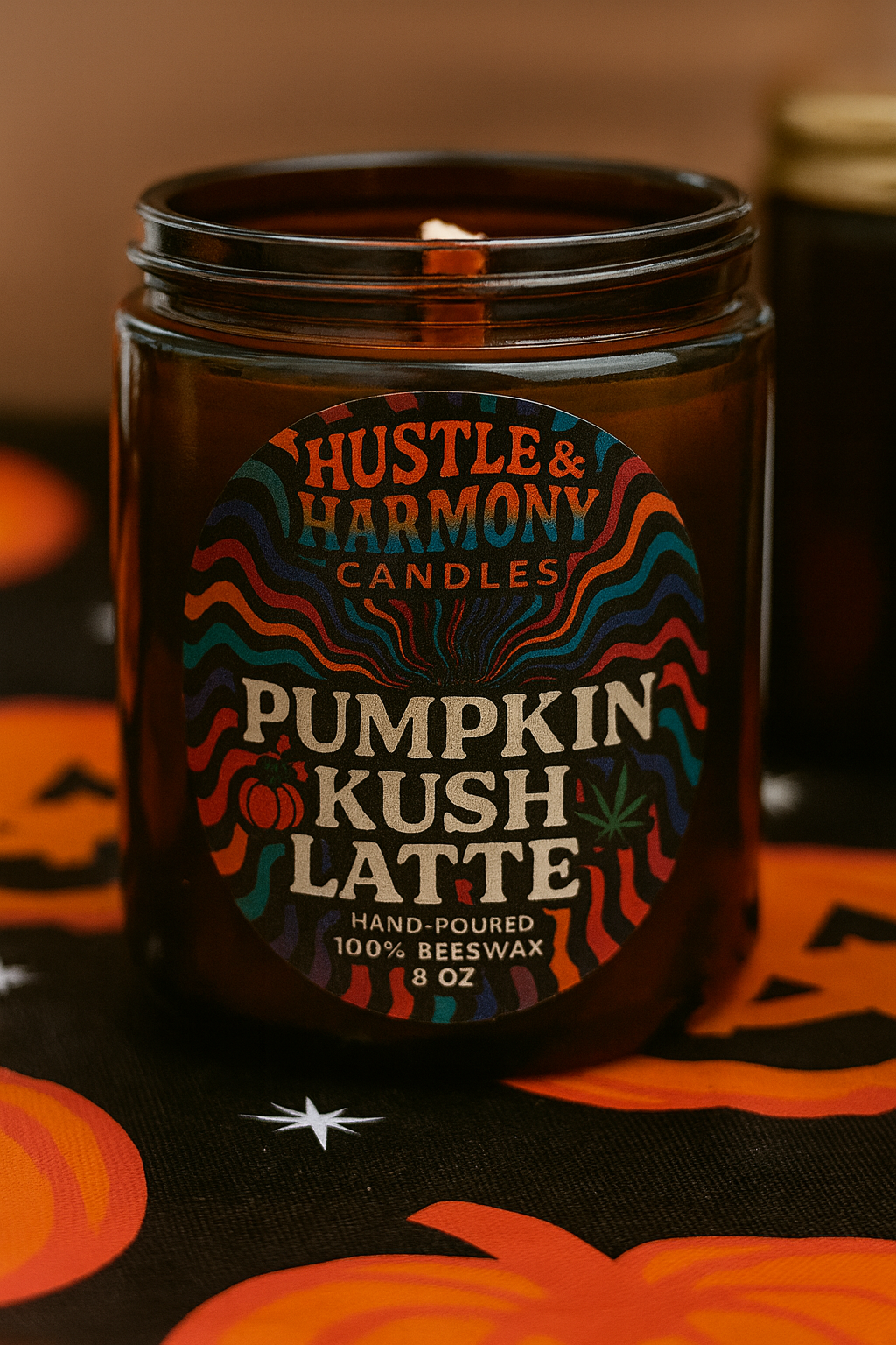🎃 Pumpkin Kush Latte – Hustle & Harmony Candles