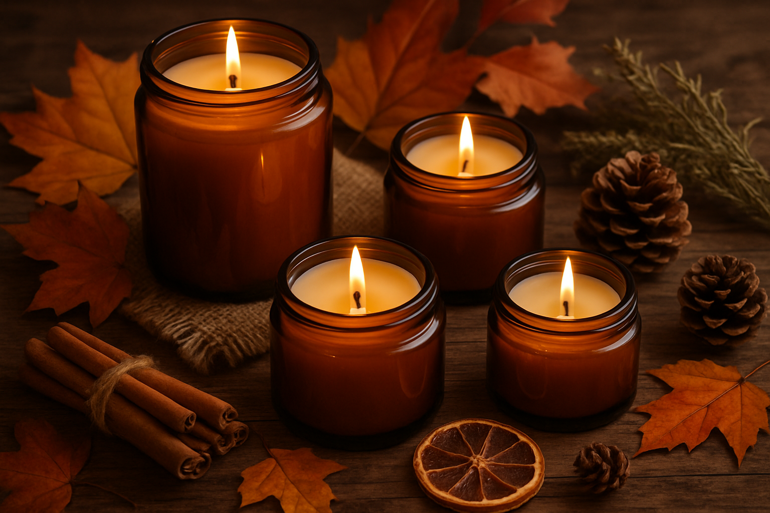 Hustle and Harmony Candles Fall and Winter Scents