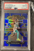 2023 Select Brandon Miller #80 Blue Rookie PSA 10 Gem Mint