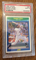 1990 Score Sammy Sosa #35 Rising Stars PSA 9 Mint