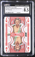 2025 Upper Deck AEW Double or Nothing Playing Cards Will Ospreay CGC 8.5 NM/MINT+